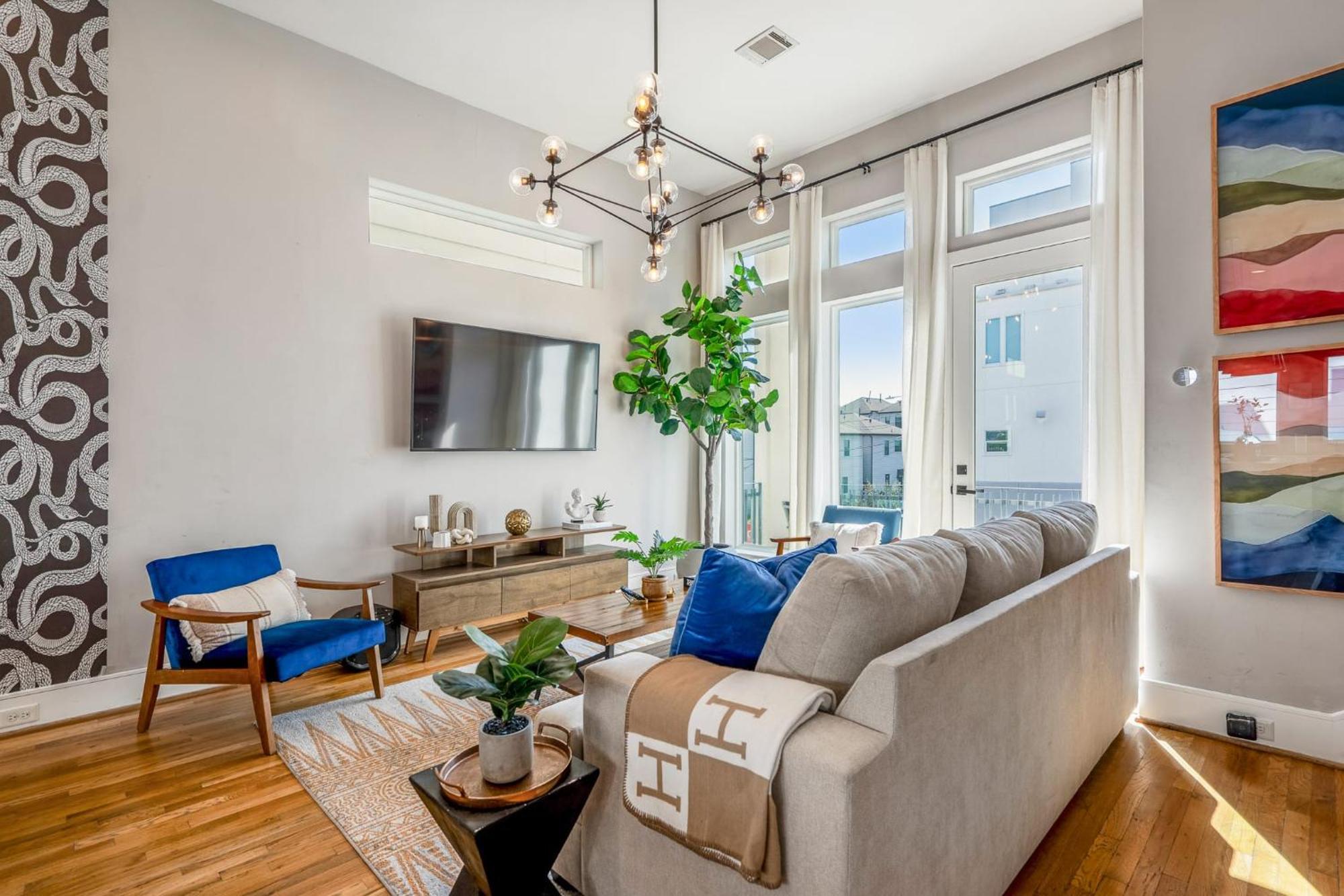 Вилла Luxury Downtown Getaway With Breathtaking Views Хьюстон Экстерьер фото